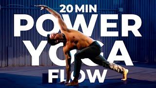 20 Minute Power Yoga Flow: Build Strength & Recharge