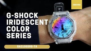 Unboxing G-Shock "Iridescent Color Series" Rainbow Dial GA2100SRS-7A