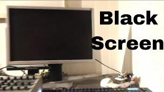 Easy fix black screen on PC startup (workaround)