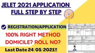JELET 2021 FULL STEP BY STEP VIDEO| 100% SURE INFORMATION| JELET 2021 APPLICATION PROCESS|
