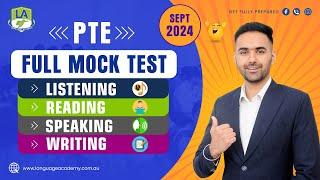 PTE Full Mock Test with Answers | September 2024 | Language Academy PTE NAATI & IELTS Online Classes