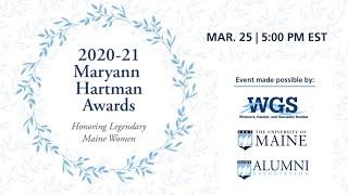 2020-21 Maryann Hartman Awards (Re-upload)