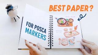 Best Paper for Acrylic Markers | Testing out 10 Paper/Sketchbooks