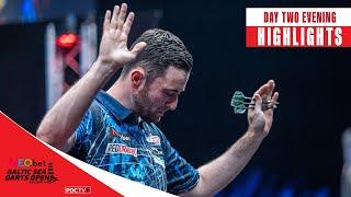 NINE-DART AGONY! | Day Two Evening Highlights | 2024 Baltic Sea Darts Open