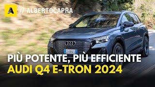 Audi Q4 e-tron 2024: più potenza, più velocità, più autonomia! || La PROVA