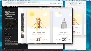 CSS Speed Coding | Weather Card UI