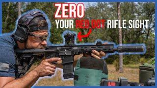 How to Zero a Red Dot Sight on a Rifle (The Easy Way)