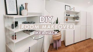 Ikea Ivar Hack & DIY Garderobe aus Akustik Paneel - Room Makeover | EASY ALEX