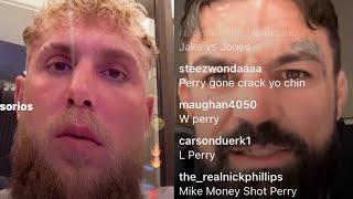 Jake Paul & Mike Perry HEATED CONFRONTATION; GO AT IT & TRADE TRASH TALK