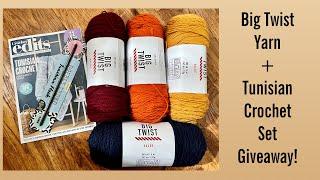 Ended Dazola Designs Chat & Big Twist Yarn + Tunisian Crochet Book & Hook Giveaway!