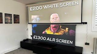 Projector White Screen vs ALR Screen - YOU NEED TO KNOW THIS!