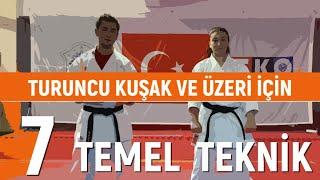 Olduğun Yerde 7 Temel Teknik - 3 | Online Karate Dersleri (Ekran Karşısına Geç ve Uygula)