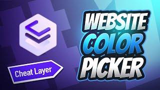 Create a Website Color Picker using CheatLayer