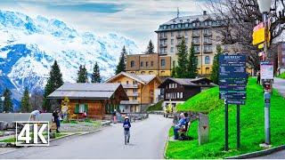 A cosy mountain village in Switzerland  Mürren