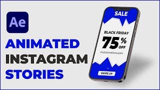 Create Animated Instagram Stories in After Effects - After Effects Tutorial | No Plugins Required