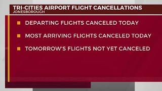 Tri-Cities Airport cancels flights for Friday