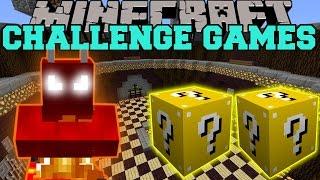Minecraft: FIRE DEMON CHALLENGE GAMES - Lucky Block Mod - Modded Mini-Game