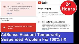 How to Reactivate Closed Adsense Account | Adsense Account Temporarily Suspended Problem Solved