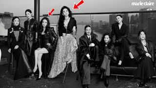 The ultimate photo of all the powerful beauties:Liu Yifei overwhelms Yang Mi & takes center position