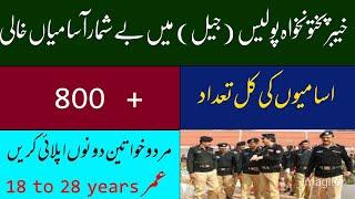 jail Warder (Male / Female)(BPS-07) in KPK Prisons Department -2021 | jobs in kpk prisons department