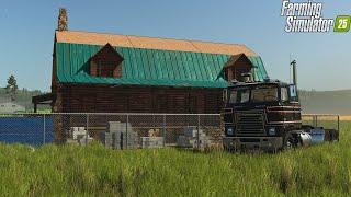 LIVE: STARTING THE MASSIVE FARM BUILD FOR THE FARM!!! | Farming Simulator 25 Frontier Episode 10