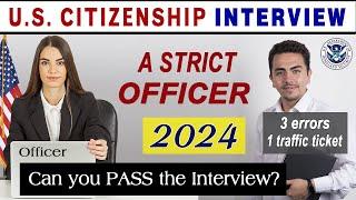 US Citizenship Interview and Test 2024. Can you pass your N-400 Naturalization Interview 2024?