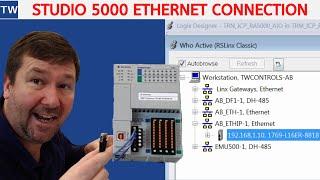 Allen Bradley Controllogix Compactlogix Ethernet Connection Studio 5000
