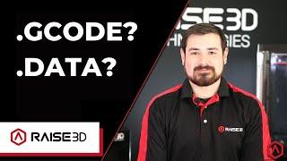 What are .GCODE and .DATA files? | Raise3D ideaMaker Quick Tech Tip