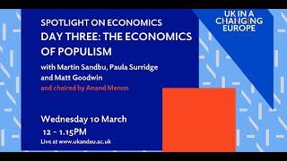 The economics of populism