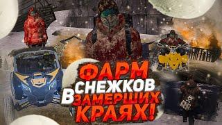 КАК ФАРМИТЬ СНЕЖКИ на ЗАМЕРЗШИХ КРАЯХ на AMAZING ONLINE в GTA CRMP