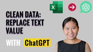 Clean Data with ChatGPT: Find and Replace Text Value