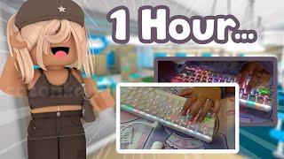 1 Hour Of MM2 but it's KEYBOARD ASMR WITH HANDCAMS!