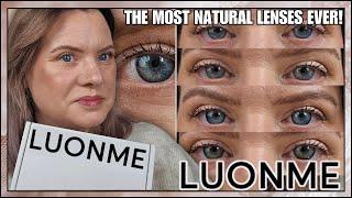 LUONME COLORED CONTACT LENSES TRY ON & Review *The Most Realistic Lenses Ever!* | Clare Walch