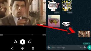 Convert MP4 video to WhatsApp Animated Stickers | Gallery video MP4 to WebP