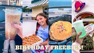 come get birthday freebies with me!  | Tiktok compilation