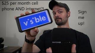 Turn Your Phone Into CHEAP Internet For Your Home - Visible Wireless Unlimited Data + Mobile Hotspot