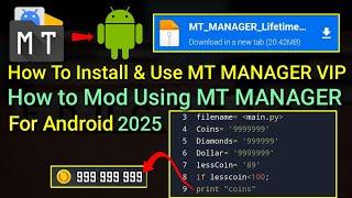 How To Install And Use MT MANAGER || Mod Using MT MANAGER || 2025