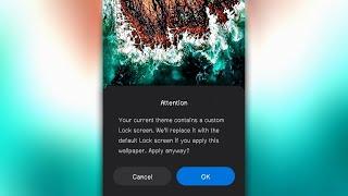 Lockscreen Wallpaper cannot able to set in miui