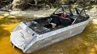 Rebuilding a 300hp mini jet-boat. It sounds insane now