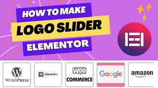 How to make Logo slider in Elementor | Free Elementor Logo slider | Elementor Logo carousel