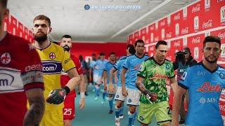 PES 2021 • Napoli vs Fiorentina • ottavi di finale di Coppa Italia 2021/2022