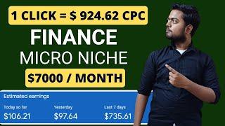 High cpc finance micro niche with low competition keywords | International blogging idea