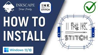 How To Install Inkstitch On Windows 11/Windows 10 PC | Open Source Machine Embroidery Program
