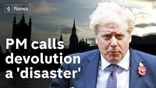 Boris Johnson sparks row, calling Scottish devolution a ‘disaster’