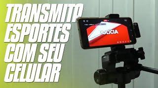 BASTIDORES - Transmissão de esporte usando o celular