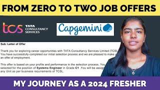 How I got My First Job in Tamil(2024)| From Zero Offers to Two Offers| My Journey in Placements