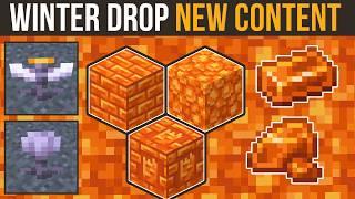 Minecraft Winter Drop | Resin Blocks, Eyeblossom & More!