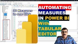 Automating Measures in Power BI with Tabular Editor - 30 Measures in Single Click 