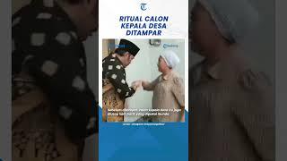 Viral Ritual Calon Kepala Desa Ditampar Sebelum Berangkat Coblosan