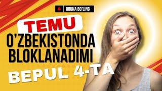 ‼️ SHOSHILING! TEMU 20 MARTDAN O'ZBEKISTONDA BLOKLANADI! BEPUL MAHSULOTLARNI QANDAY OLDIM?